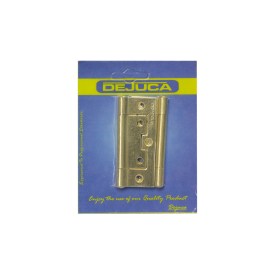Dejuca - Flush / Sinkless Hinge - Bp - 75mm - 1pair/Card - 2 Pack