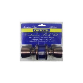 Entrance Lockset Polished Brass Dejuca