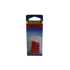 Dejuca - Terminal - Red - Female - Bullet - 4mm - 6/Card