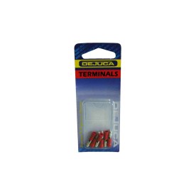 Dejuca - Terminal - Red - Male - Bullet - 4mm - 6/Card