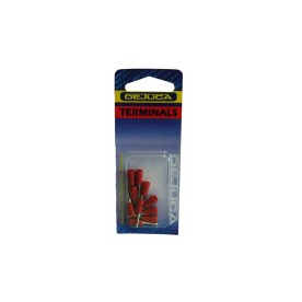 Dejuca - Terminal - Red - Pin - 10mm - 10/Card - 2 Pack