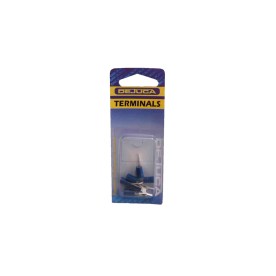 Dejuca - Terminal - Blue - Spade - 5mm - 6/Card