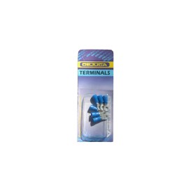 Dejuca - Terminal - Blue - Ring - 4mm - 6/Card - 2 Pack
