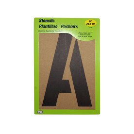 Stencil Figure And Letter - Reusable - 200mm - 2 Pack