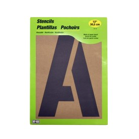 Stencil Figure And Letter - Reusable - 300mm - 2 Pack