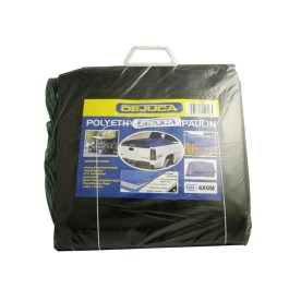 Dejuca - Polytarp - Green - Approx 4m X 6m - 180gsm - 2 Pack