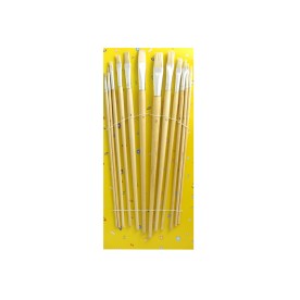 Artist Brush - Flat - 12/Card