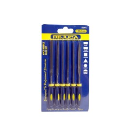 Dejuca - Needle File Set - Plastic Handle - 6pc