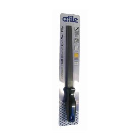 Afile - Half Round 2nd Cut File - Handled - 200mm