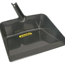 Dustpan - BPA-Free Plastic - Grey - Jumbo - Single - 2 Pack