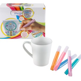 Design Your Own Mug Paint & Mug Assorted Colours