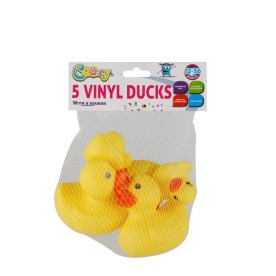 Rubber Ducks - 5 Piece - Vinyl - Yellow & Orange - 2 Pack