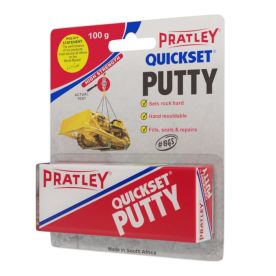 Pratley - Quickset Putty 100g Per Pack New Packaging - 2 Pack