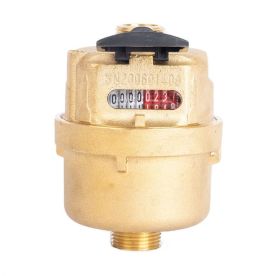 Water Meter 22mm Piston Type Brass