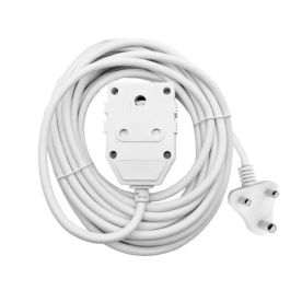 Kloners - Extension Cord Dbl White 10A 5M
