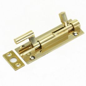 Kaufmann Barrel Bolt 50mm Solid Brass Necked