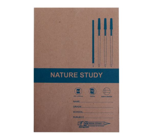 Freedom Stationery 72 Page A4 F&M Nature Study Book