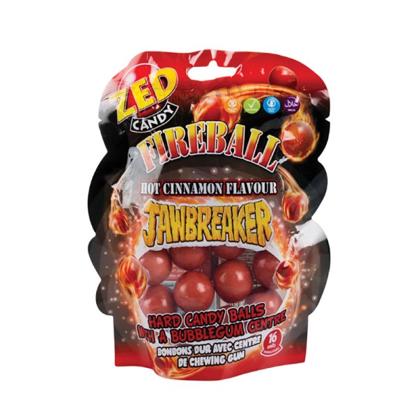 Jawbreaker - Fireball - Bubblegum Centre - Hot Cinnamon Flavour - 132g