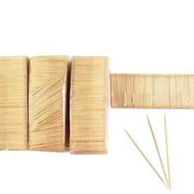 Wooden Toothpicks - 1000 Piece Bag - 2 Pack