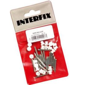 Picture-Hanger Nails + Caps 25mm - Pack of 20 - 2 Pack