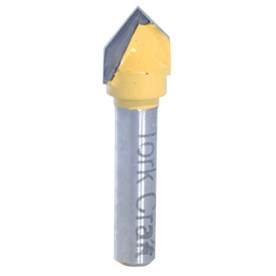 Router Bit V Groove 90 Degree 3/8Amp Quot - 2 Pack