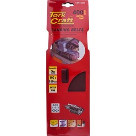 Sanding Belt 100x610mm 400Grit 2 Piece - 2 Pack