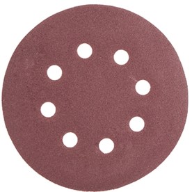 Sanding Disc 125mm 180 Grit with Holes 10 Piece Hook and Loop - 2 Pack