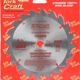 Tork Craft - Blade Tct 160 x 20T 20/16 General Purpose Rip Wood - 2 Pack