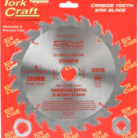 Tork Craft - Blade Tct 200 x 24T 30/20/16 General Purpose Rip - 2 Pack
