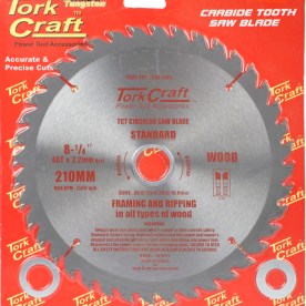 Tork Craft - Blade - 210mm x 40T - 30mm x 20mm x 16mm x 1mm - 2 Pack