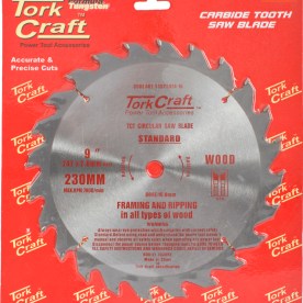 Tork Craft - Blade Tct 230 x 24T 16mm General Purpose Rip - 2 Pack
