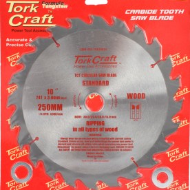 Tork Craft - Blade Tct 250 x 24T 30-16 General Purpose Rip - 2 Pack
