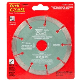 Tork Craft - Diamond Blade - Rim Hot Pressed Contractor - 115mm - 2 Pack