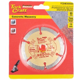Tork Craft - Diamond Blade 85mm x 15mm Segmented Profesional - 2 Pack