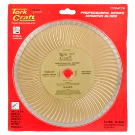 Tork Craft - Diamond Blade 230mm Turbo Wave Profesional - 2 Pack