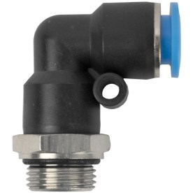 Aircraft - Pu Hose Fitting Elbow W/O-Ring 10mm-3/8 M - 2 Pack