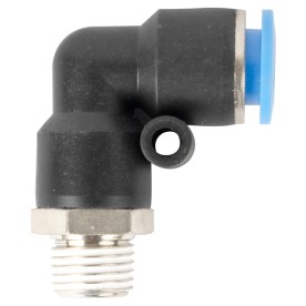 Aircraft - Elbow 12mm-1/4 M Pu Hose Fitting - 2 Pack