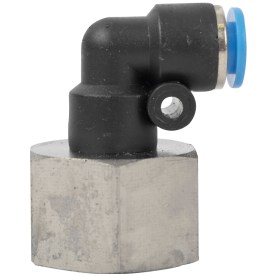 Aircraft - Pu Hose Fitting Elbow 6mm-1/2 F - 2 Pack