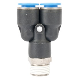 Aircraft - Pu Hose Fitting Y Joint 10mm-3/8 M - 2 Pack