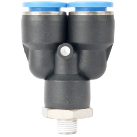 Aircraft - Pu Hose Fitting Y Joint 12mm-1/8 M - 2 Pack
