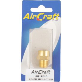 Aircraft - Reducer Brass 1/4 x 1/4 M/F 1 Piece Pack - 2 Pack