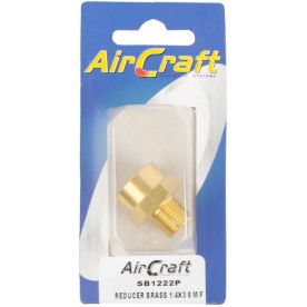 Aircraft - Reducer Brass 1/4 x 3/8 M/F 1 Piece Pack - 2 Pack