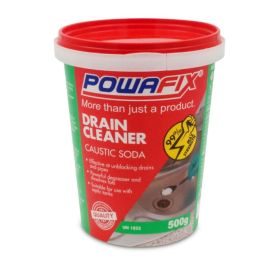 Powafix - Drain Cleaner Caustic Soda 500g - 2 Pack