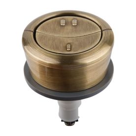 Wirquin - Mw2 Dual Flush Button B/Bronze (Blister)