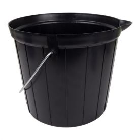 Bulk Pack 2 x Plastic Light Round Builders Bucket - 10 Litres
