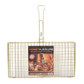 Braai Grid - Metal Fixed Handle - 41cm x 31cm
