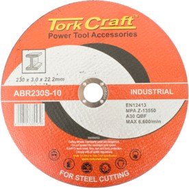 Tork Craft - Cutting Disc - 230mm x 3mm x 22.2mm - 2 Pack