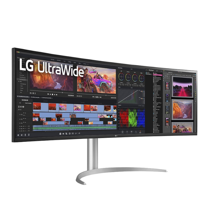 Lg 49" Ultrawide Dual Qhd Curved Monitor With Hdmi & Usb-C - Image 2