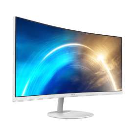 Msi Pro Mp341Cq Professional Monitor 3440X1440 (Uwqhd) Va 1Ms 100Hz Hdmi White