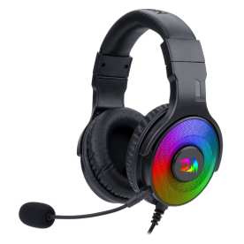 Redragon Over-Ear Pandora Usb (Power Only)|Aux (Mic & Headset) Rgb Gaming Headset - Black